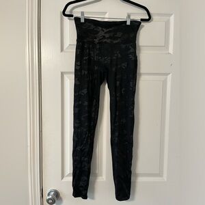 Spanx Faux Leather Camo Leggings
